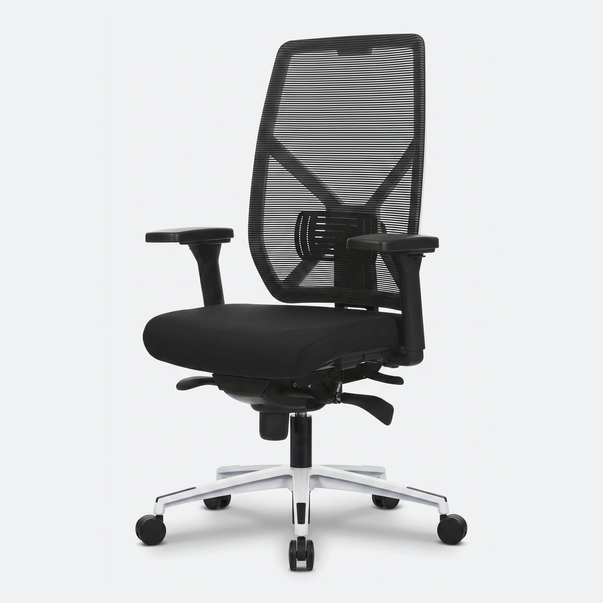 NPR Ergonomische bureaustoel 'Monaco' Wit